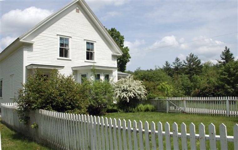This photo taken Sunday, May 29, 2011 shows the Robert Frost Farm in Derry, N.H. It has been 100 years since Frost sold the farm before becoming a Pulitzer-prize winning poet.